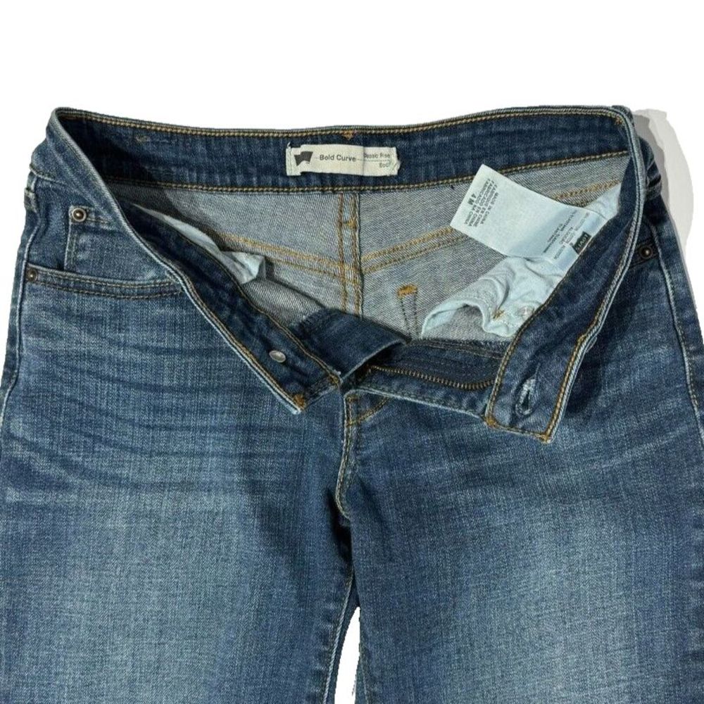 Levi's Bold Curve Classic Rise Boot Dark Wash Jeans Women’s Size 4M (27Wx31.5L) - Picture 5 of 10